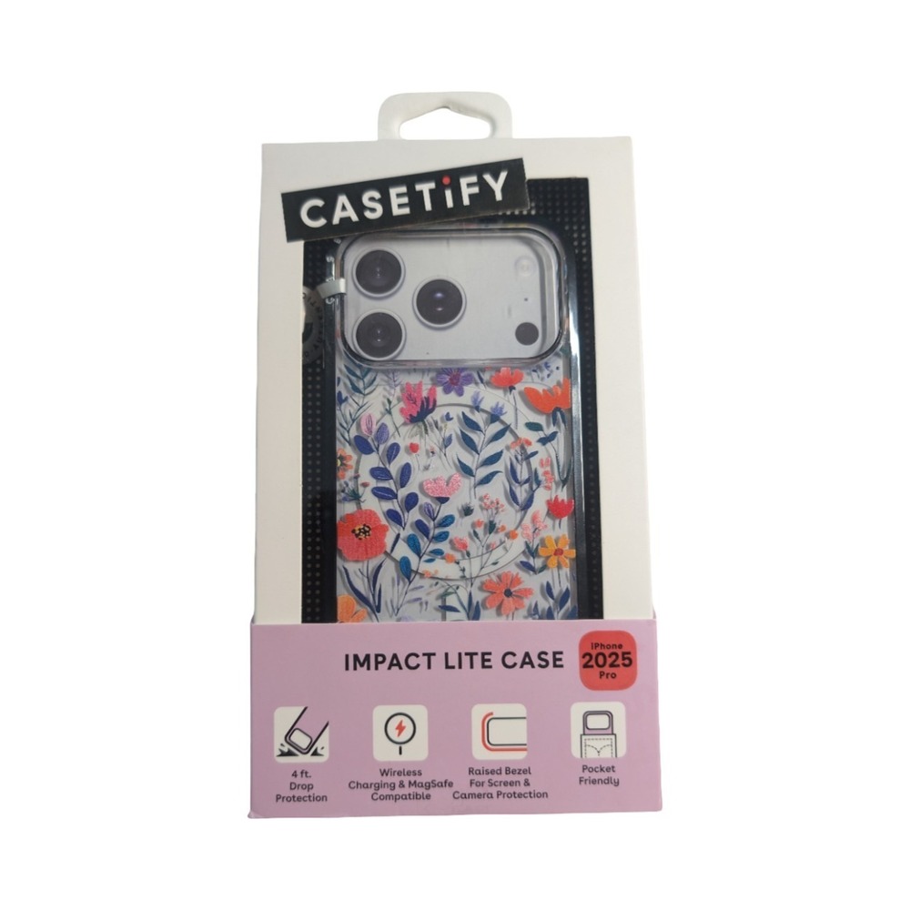 M8-O CASETiFY Impact Compact Case Magsafe iPhone 17 Pro - Spring Blossom
